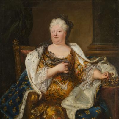 Liselotte von der Pfalz, Porträt von Rigaud, 1713 (c) Commons.wikimedia.org